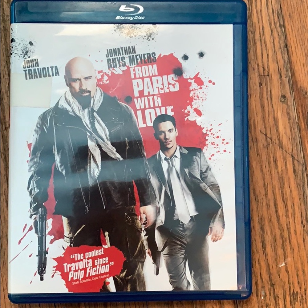 Blue ray dvd, From Paris with Love